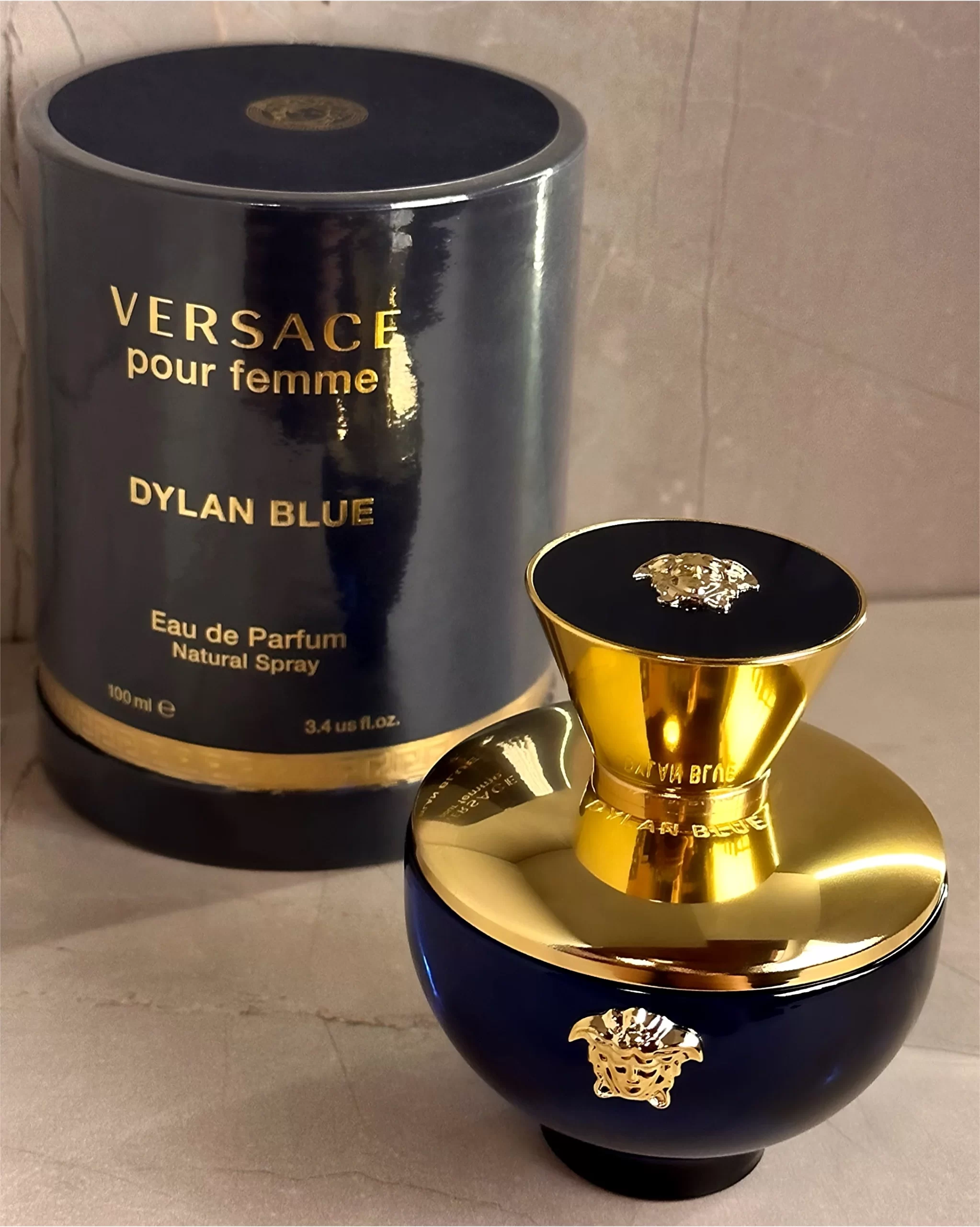 Versace Dylan Blue POUR FEMME 3.4 Oz 100 mL popular Eau de Parfum Spray FRAGRANCE NEW W